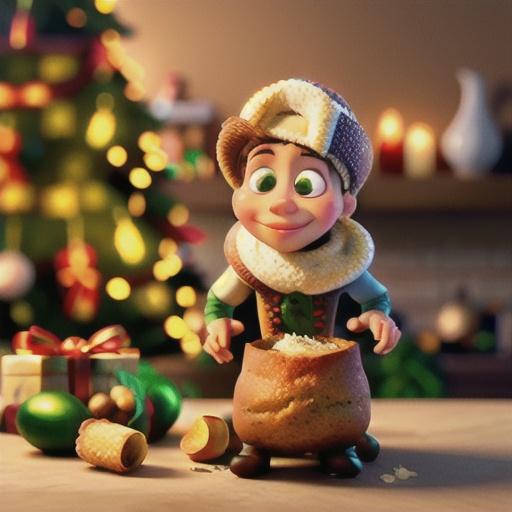 Christmas Bread Wreath