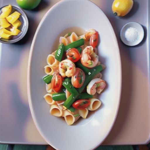 Shrimp in Tomato Sauce over Pasta