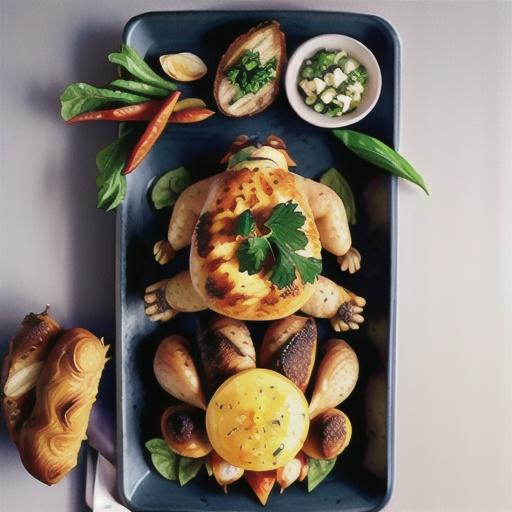 Curtis Stone's roasted chicken with sourdough salad
