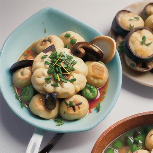 Beef, beer and mushroom stew with chive dumplings