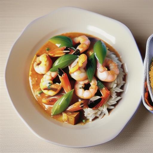Easy prawn curry