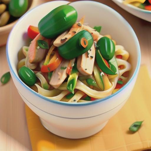 Thai Peanut Chicken and Noodles