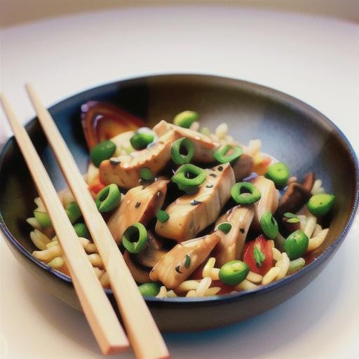 Garlic-Mushroom Chicken Thigh Stir-Fry