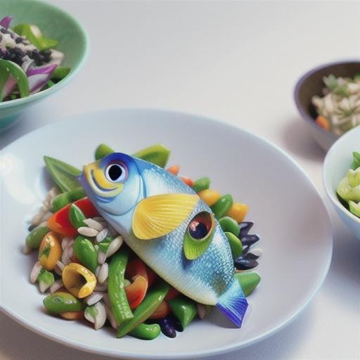 Pan-fried blue-eye with wild rice salad