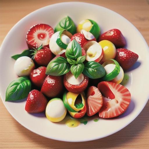 Strawberry-Tomato Caprese Salad