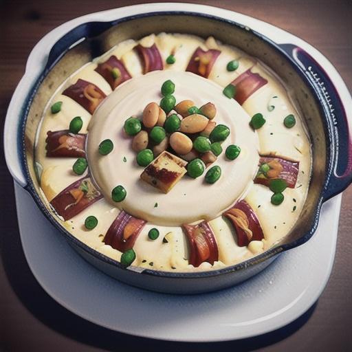 Butter bean, parsnip and speck gratin