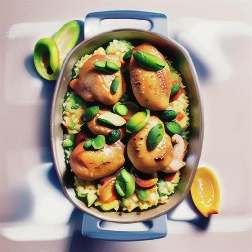 Chicken and pistachio pilaf