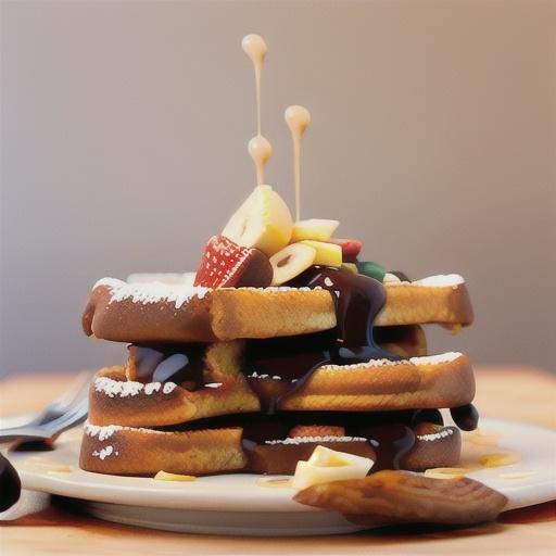 Chocolate & banana French toast