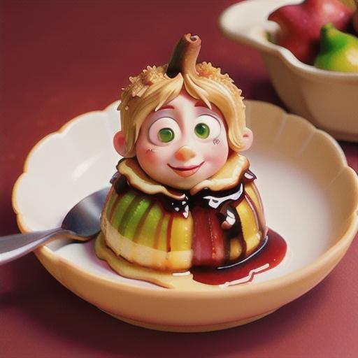 Pear & rhubarb charlottes