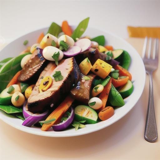 Moroccan lamb with carrot salad (low-carb)