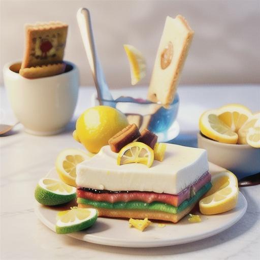 Iced lemon shortbread slice recipe