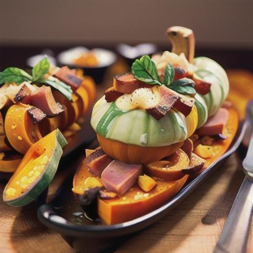 Loaded Butternut Squash "Cordon Bleu"