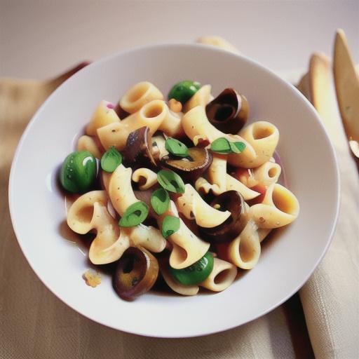 Golden breadcrumb pasta