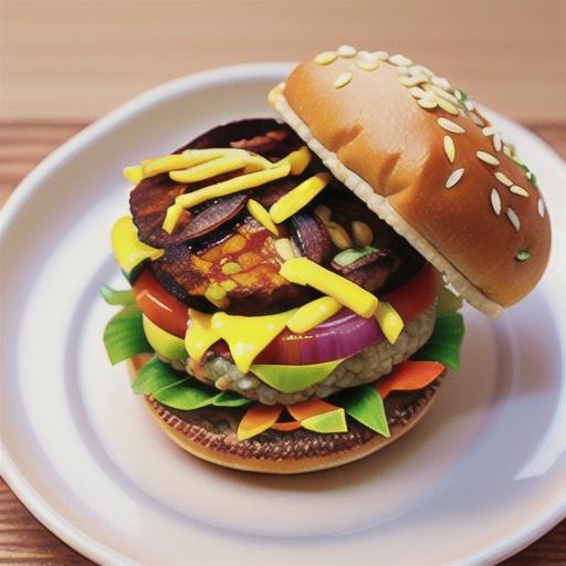 Carrot Rice Nut Burger