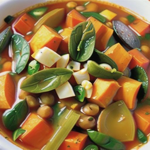 Indian Sweet Potato and Lentil Soup