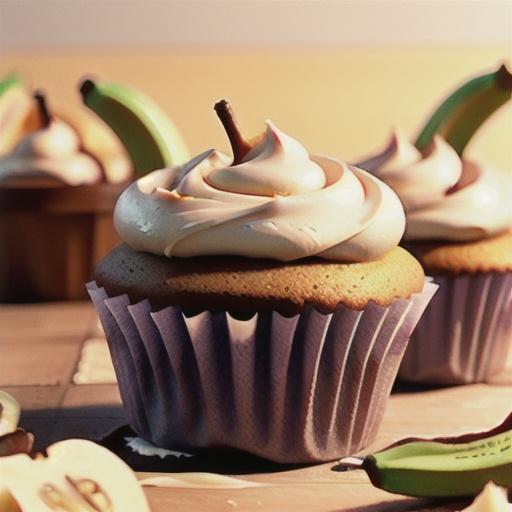 Apple Banana Cupcakes