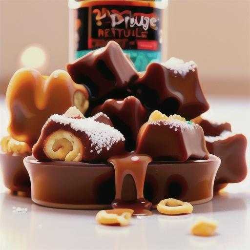 Fudge-Caramel Pretzel Bites
