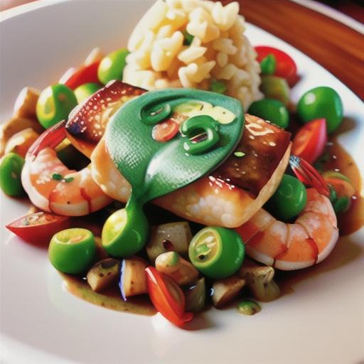 Alaskan Cod and Shrimp with Fresh Tomato