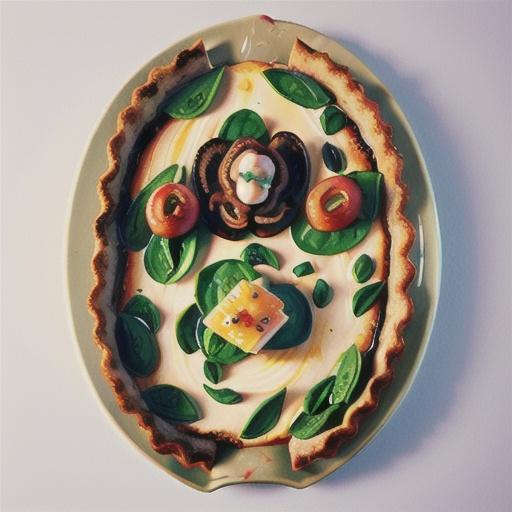 Gluten-Free spinach and mushroom tart recipe