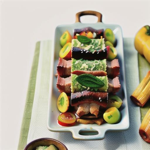 Bacon and sage stuffed roast pork