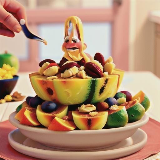 Butter Pecan Cantaloupe Wedges