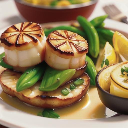 Broiled Scallops