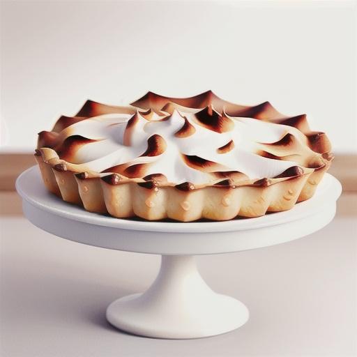 Reduced-fat lemon meringue pie