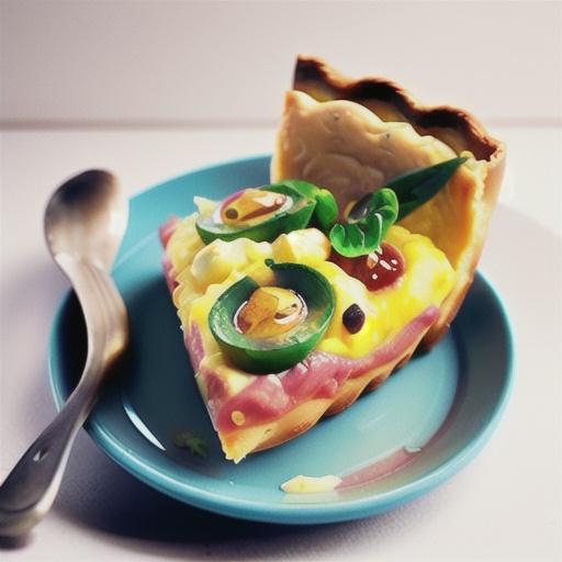 Garlic bread quiche Lorraine recipe