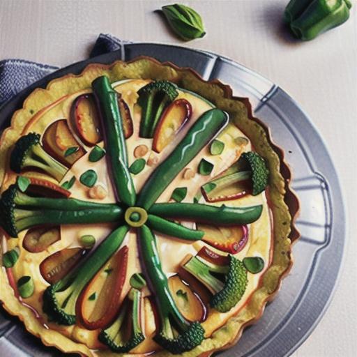 Potato, pepper & broccoli frittata