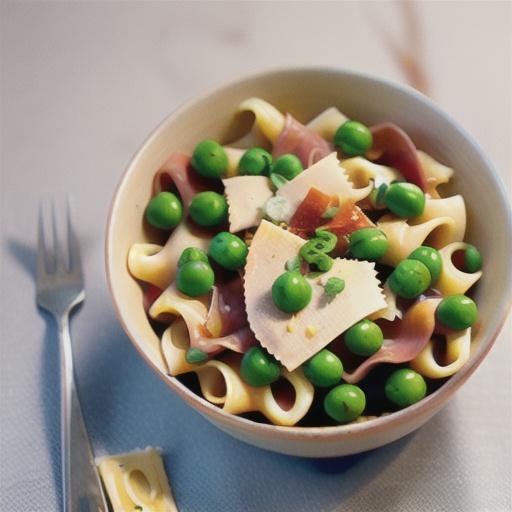 Bowtie Pasta with Peas, Prosciutto, and Arugula