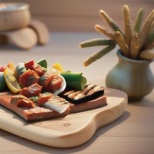 Sun-Dried Tomato Cedar Plank Salmon