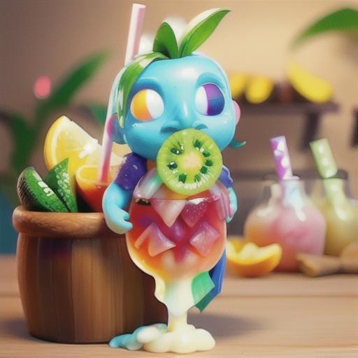 Light Mai Tai Tiki Pops