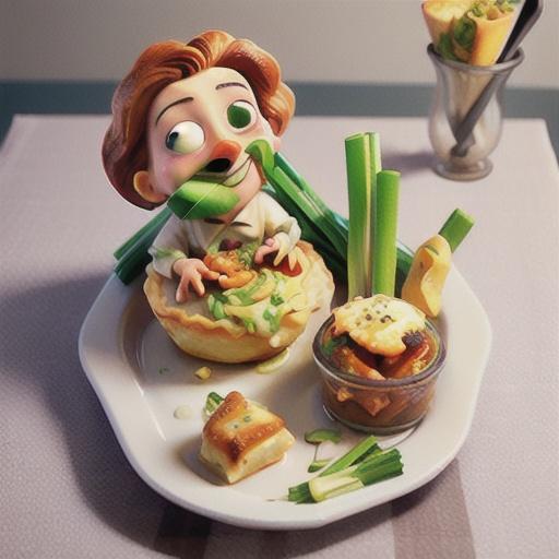 Chicken and leek pies