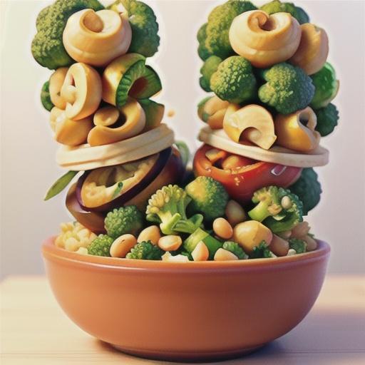 Cheesy Cauliflower and Broccoli