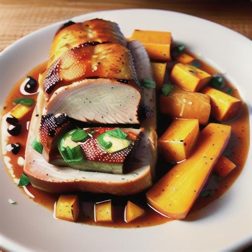 Slow Cooker Pork Loin Roast with Brown Sugar and Sweet Potatoes