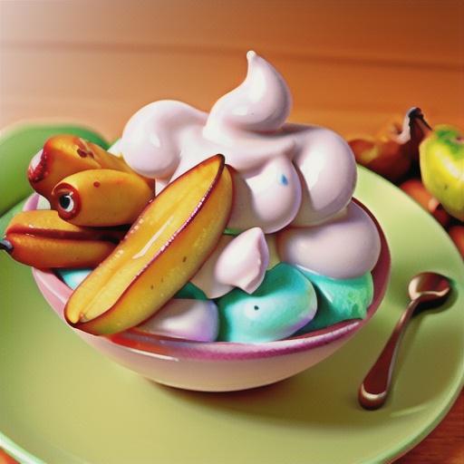 Cinnamon Pear Frozen Yogurt