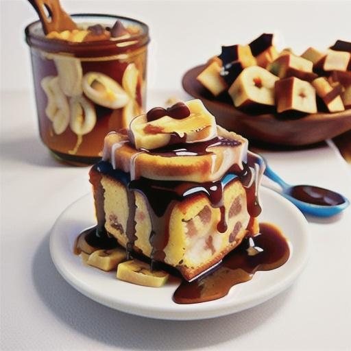 Slow Cooker Banana Bread Pudding