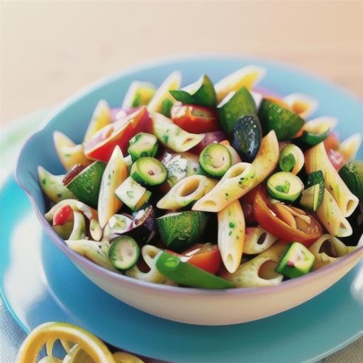 Dill Pickle-Ranch Pasta Salad