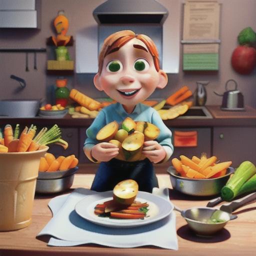 Grilled Potato, Carrot, and Onion Foil Packets