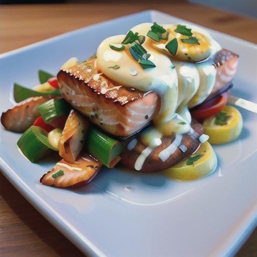 Healthy Dijon Salmon for One