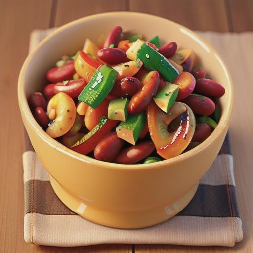 Sweet and Sour Kidney Bean Salad