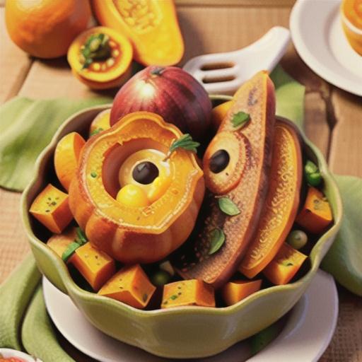 Butternut Squash with Orange-Butter Glaze