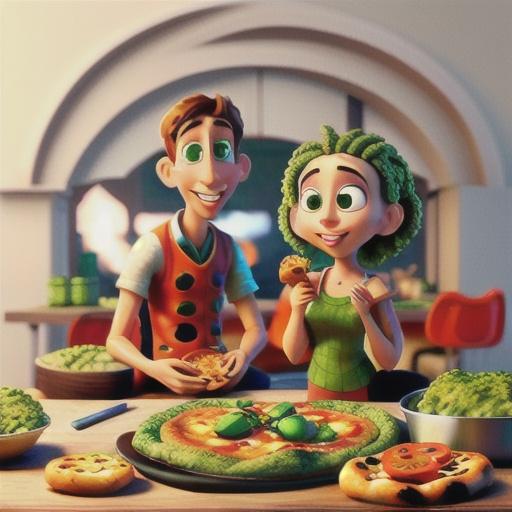 Margherita Pizza with Sausage and Pesto