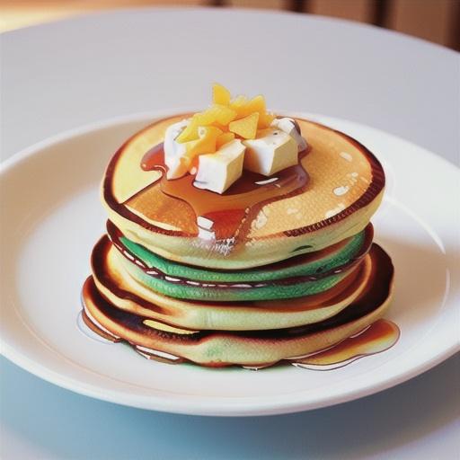 Pancakes with citrus syrup