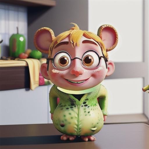 Kiwi fruit, ginger and banana smoothie