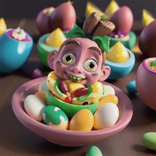 Deviled Pickled Eggs