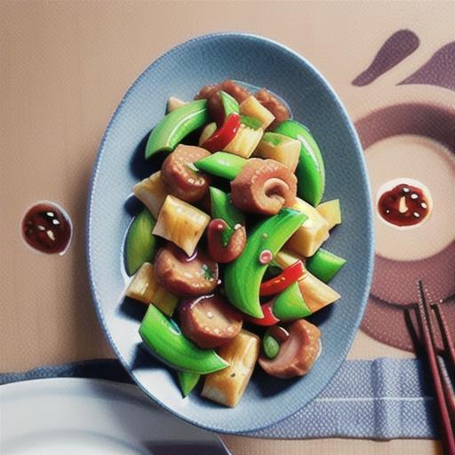 Sweet and sour pork mince stir-fry