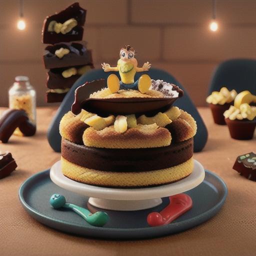 Streusel-Topped Banana-Chocolate Snack Cake