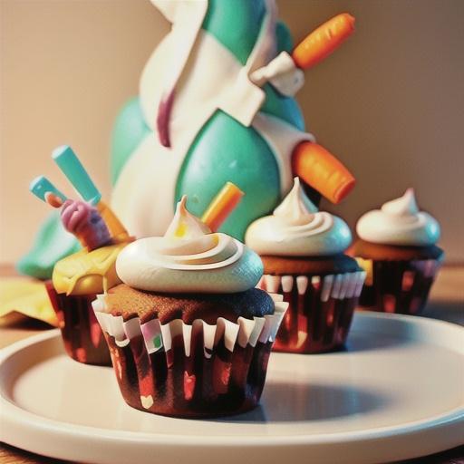 Carrot Cupcakes with Cream Cheese Frosting