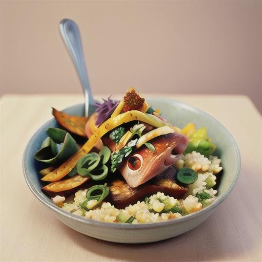 Moroccan-spiced snapper with tabouli couscous